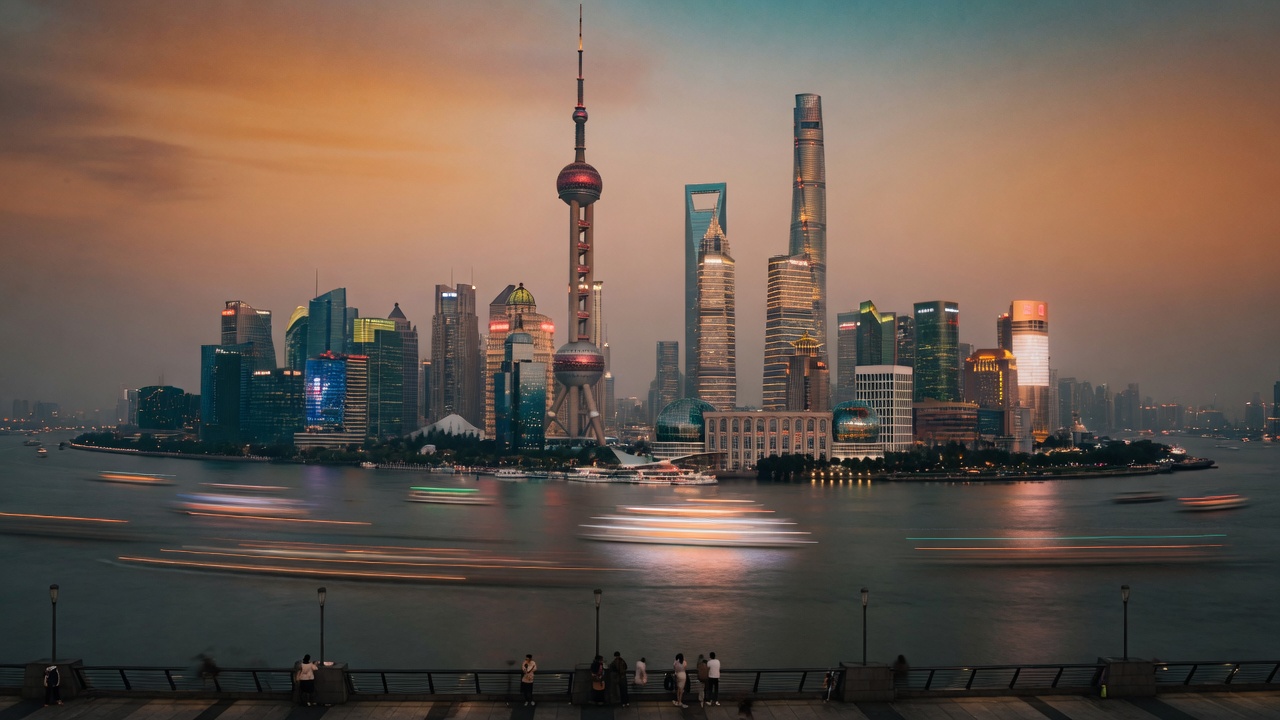 上海外滩夜景，静态资源，适合观察 CDN 命中